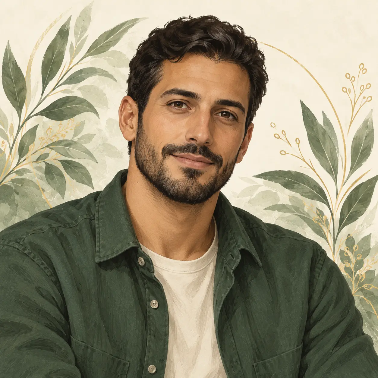 Portrait illustré de Idriss, personnage pédagogique fictif
