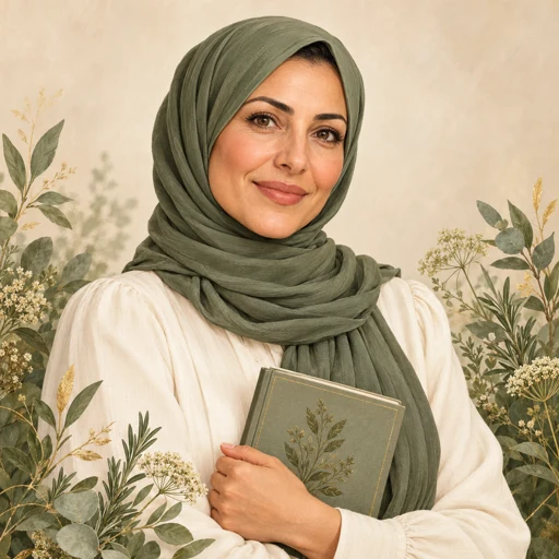 Portrait illustré de Meryem, personnage pédagogique fictif